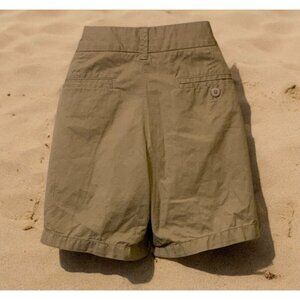 J. Crew Womens Chino Broken In Cotton Shorts Size 10 Beige Pockets